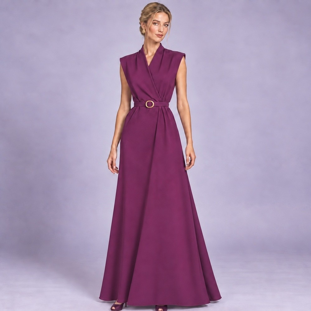 Simplicity 9518 80s Revival Mock Wrap Dress Sz 10 Cathy Hardwick Elegant Chic UC